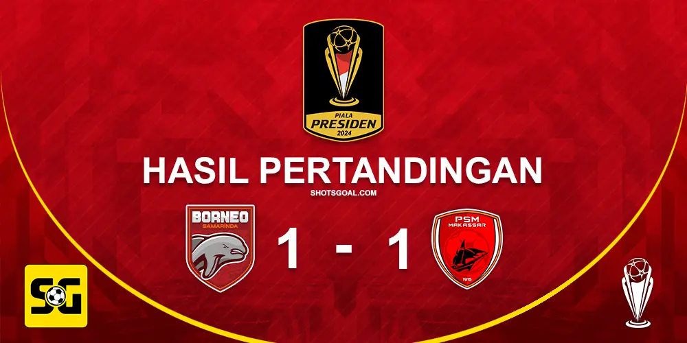 Borneo 1-1 PSM